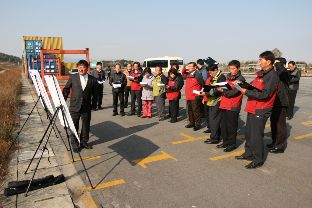  군정 주요사업장 방문