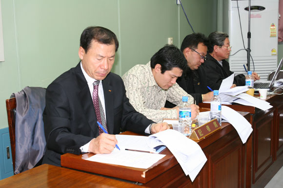 기자단 취재모습