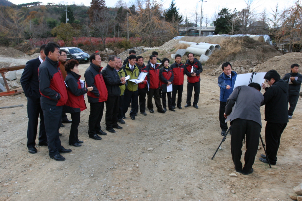 군정 주요사업장 방문