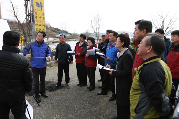 2010년 군정 주요사업장답사