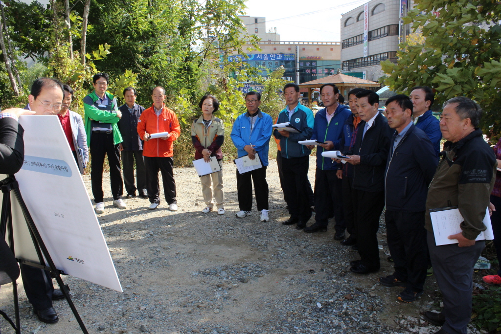 군정 주요사업장 방문