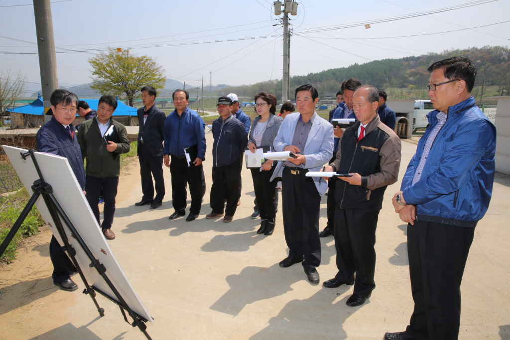 제212회 예산군의회(임시회) 군정주요사업장 답사