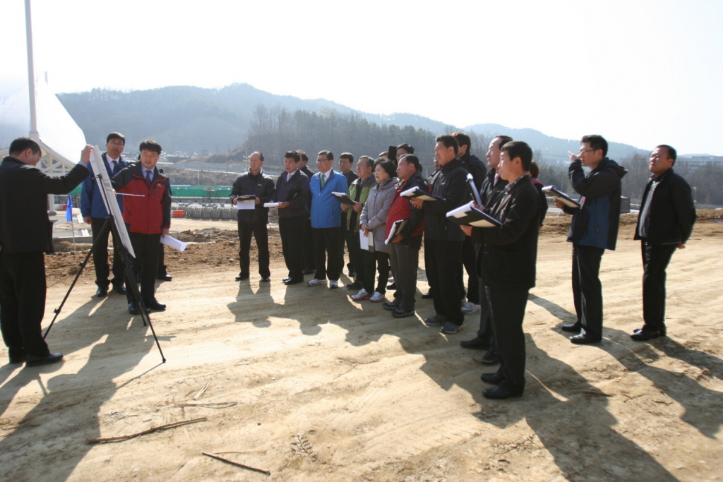 군정 주요사업장 답사