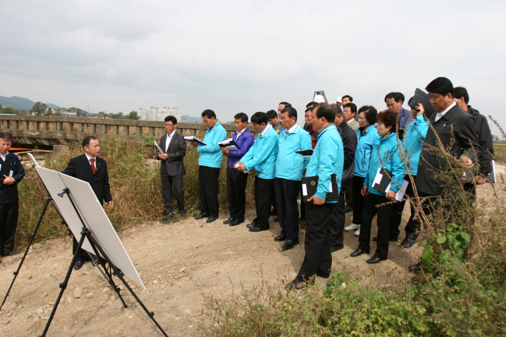 군정 주요사업장 답사