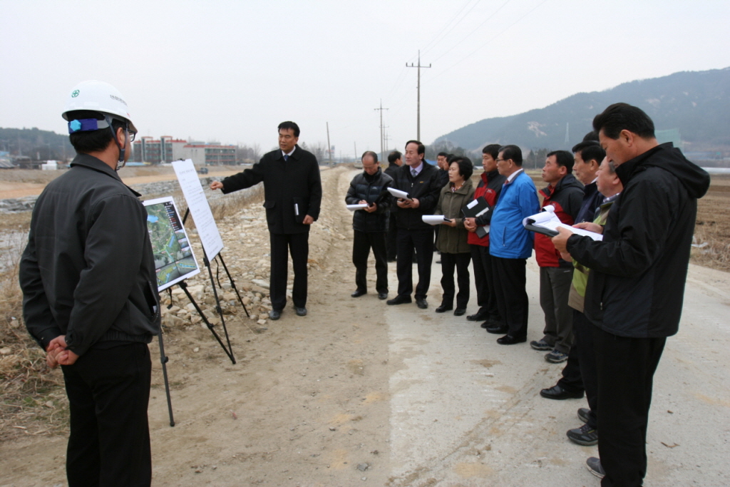 군정 주요사업장 답사