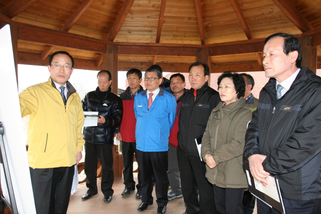 군정 주요사업장 답사