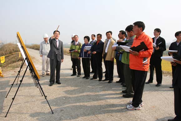 예산 농어촌 지방상수도확충사업장 답사