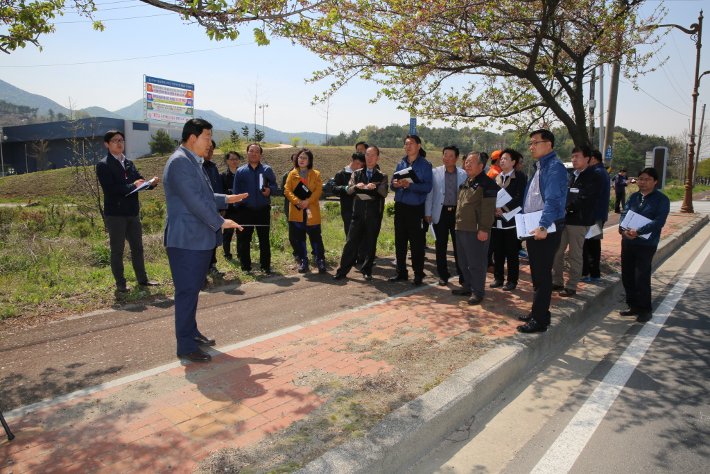 제212회 예산군의회(임시회)사업장답사
