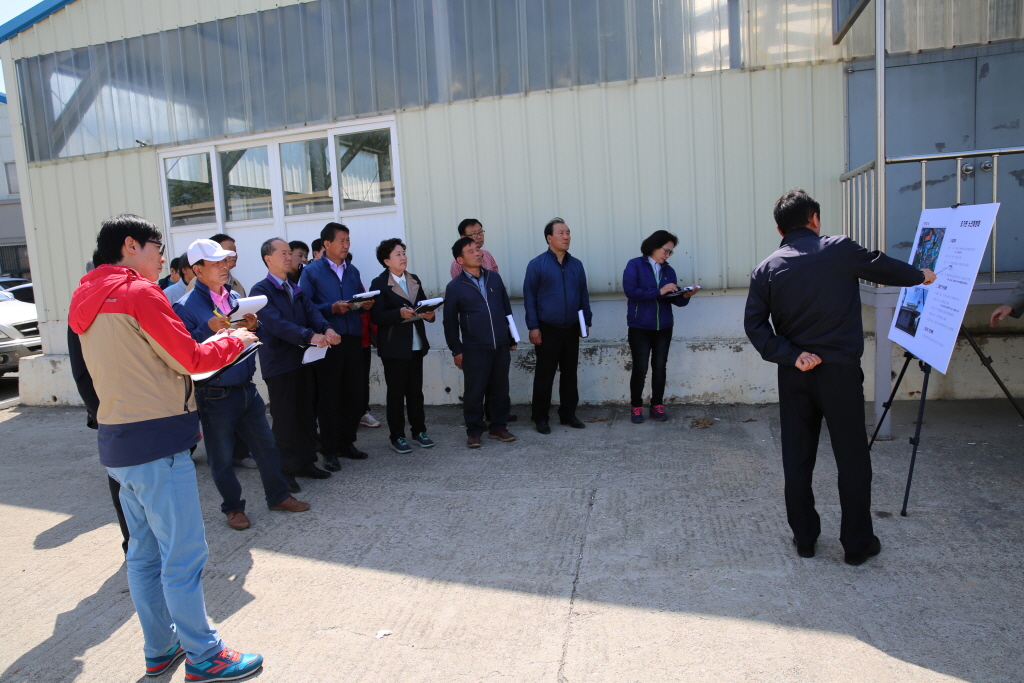 제212회 예산군의회(임시회) 군정 주요사업장 답사