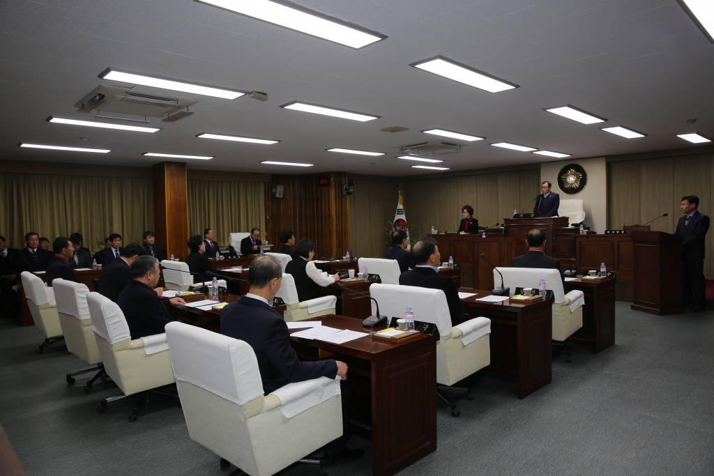 제237회 예산군의회(임시회) 개회