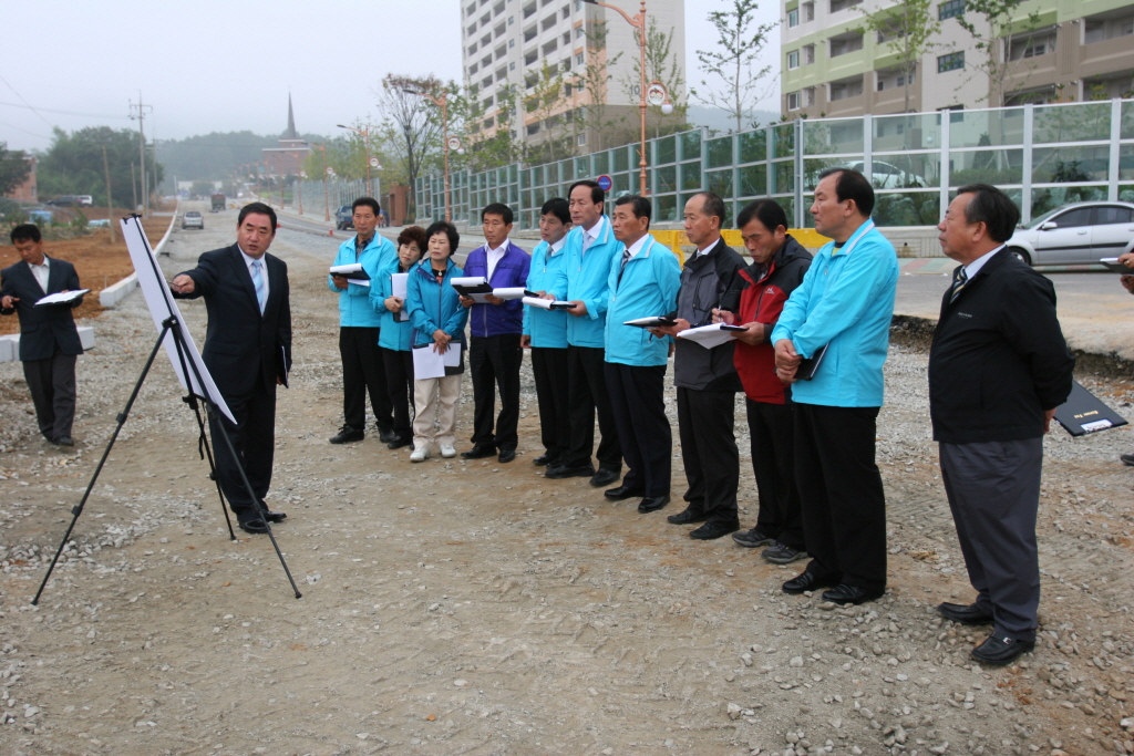 군정 주요사업장 답사