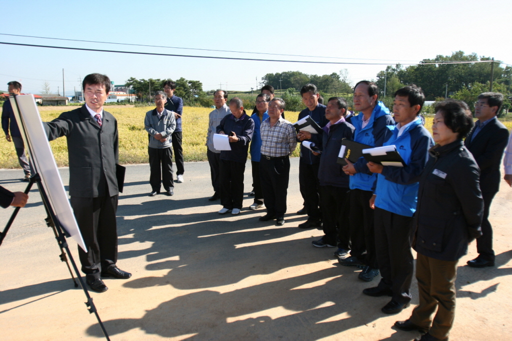신호인더스트리 진입로 확.포장사업