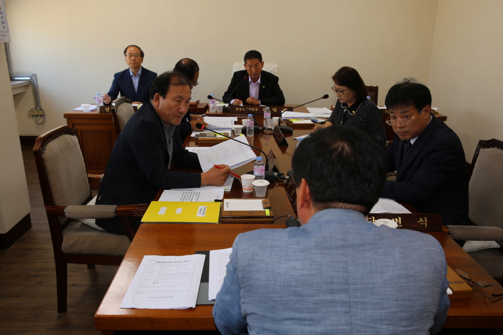 제215회 예산군의회(임시회) 행정복지위원회 