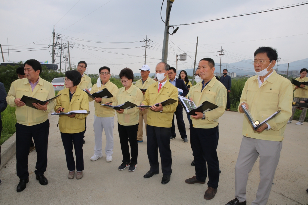 2020년 상반기 군정주요사업장 답사