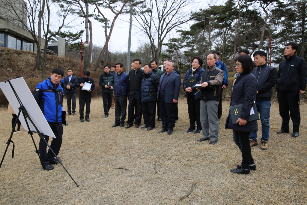 예당관광지 야외공연장 재건축사업장 답사