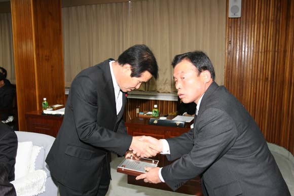 의정발전 유공주민 표창