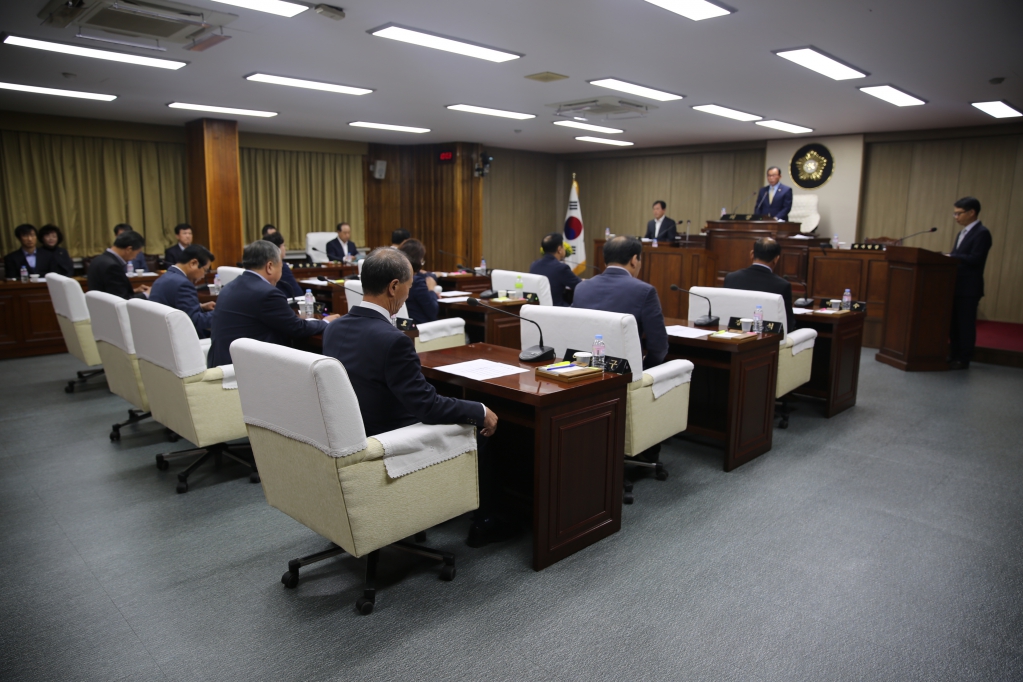 제225회 예산군의회(임시회) 제1차 본회의