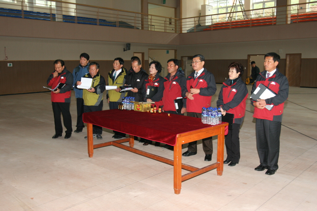  군정 주요사업장 방문