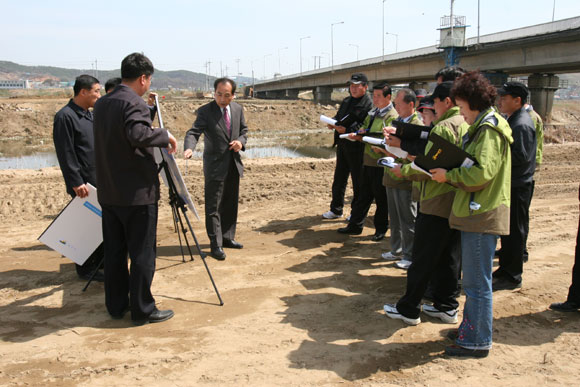 2007년 군정 주요사업장 답사