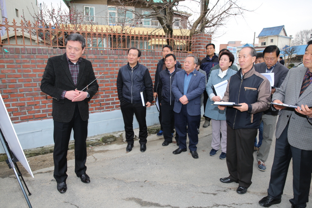 주교2리[경일집~역전로] 도로개설사업장 답사