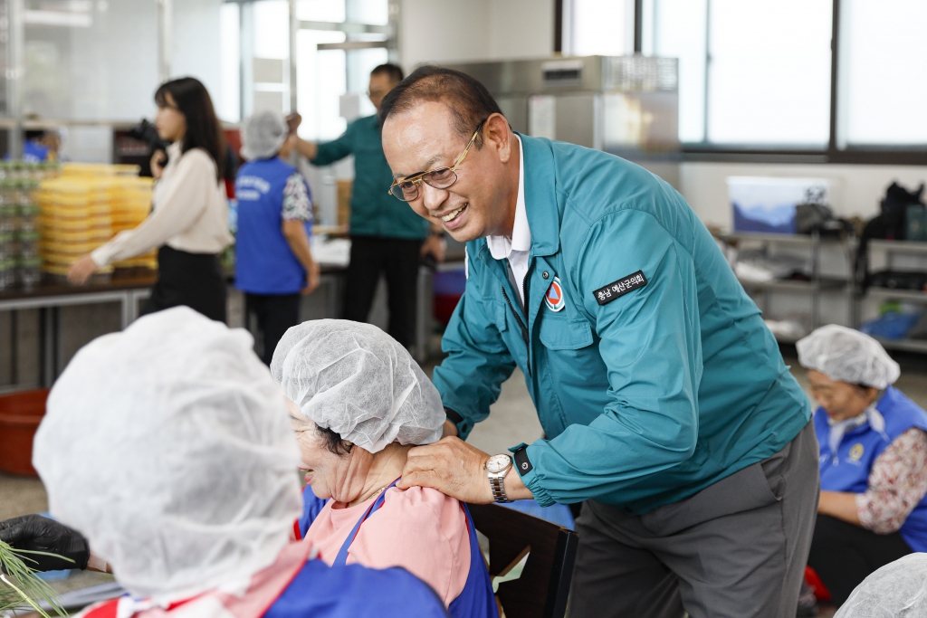 바르게살기운동 예산군협의회 호우피해 이재민 반찬 나눔 봉사