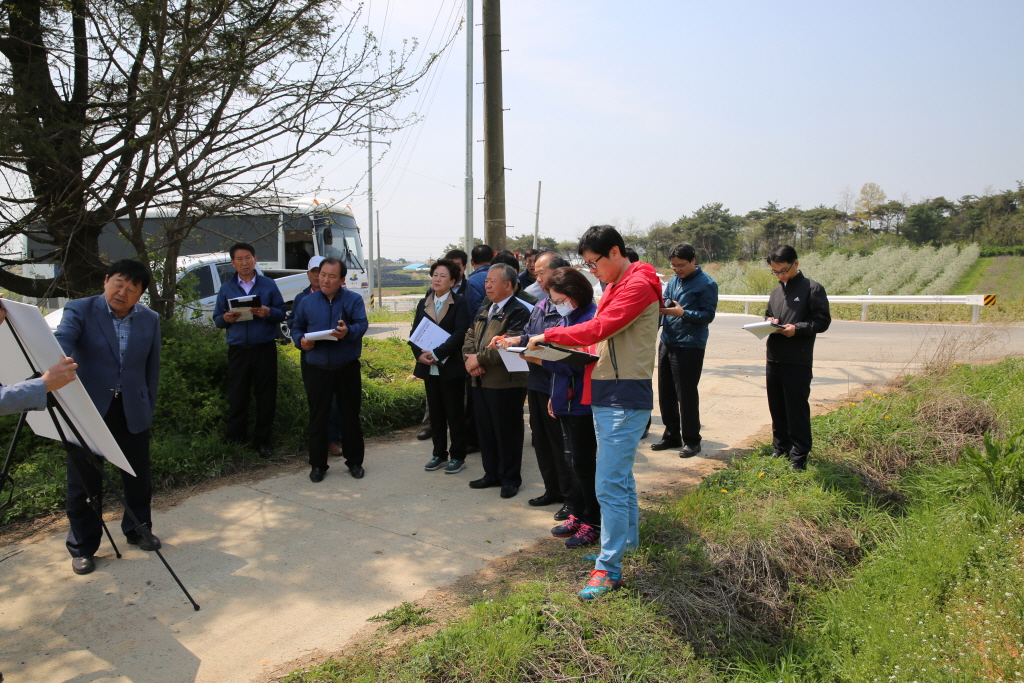 제212회 예산군의회(임시회) 군정 주요사업장 답사
