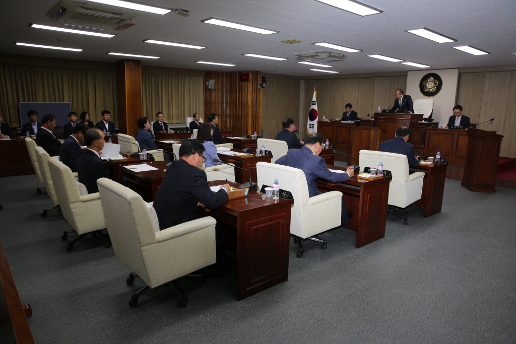 제216회 예산군의회(임시회)제1차본회의