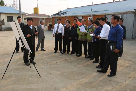 고덕시장 도로개설사업장 답사