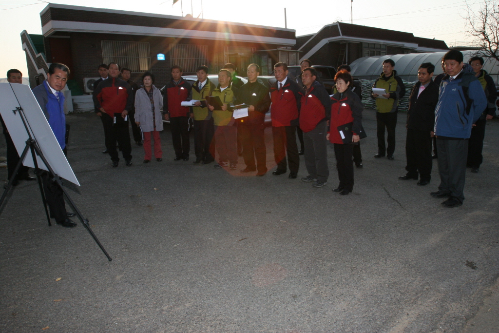  군정 주요사업장 방문