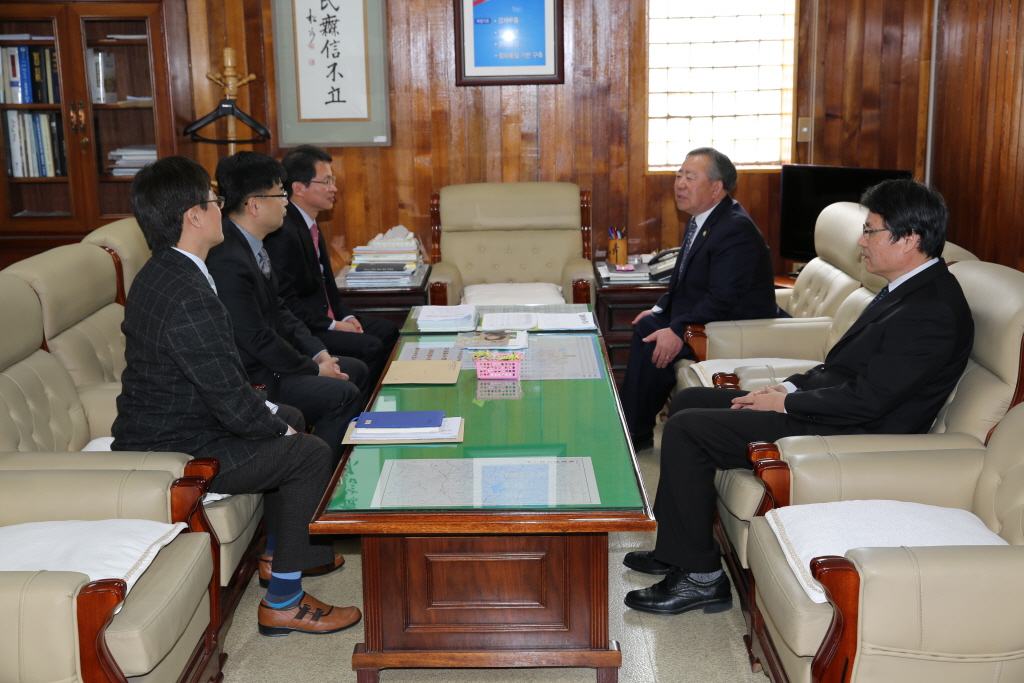 농어촌공사 예산지사장 내방