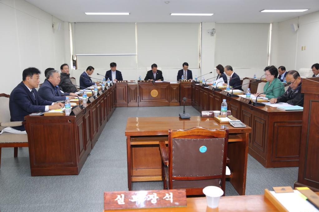 제225회 예산군의회(임시회) 예산결산특별위원회 회의