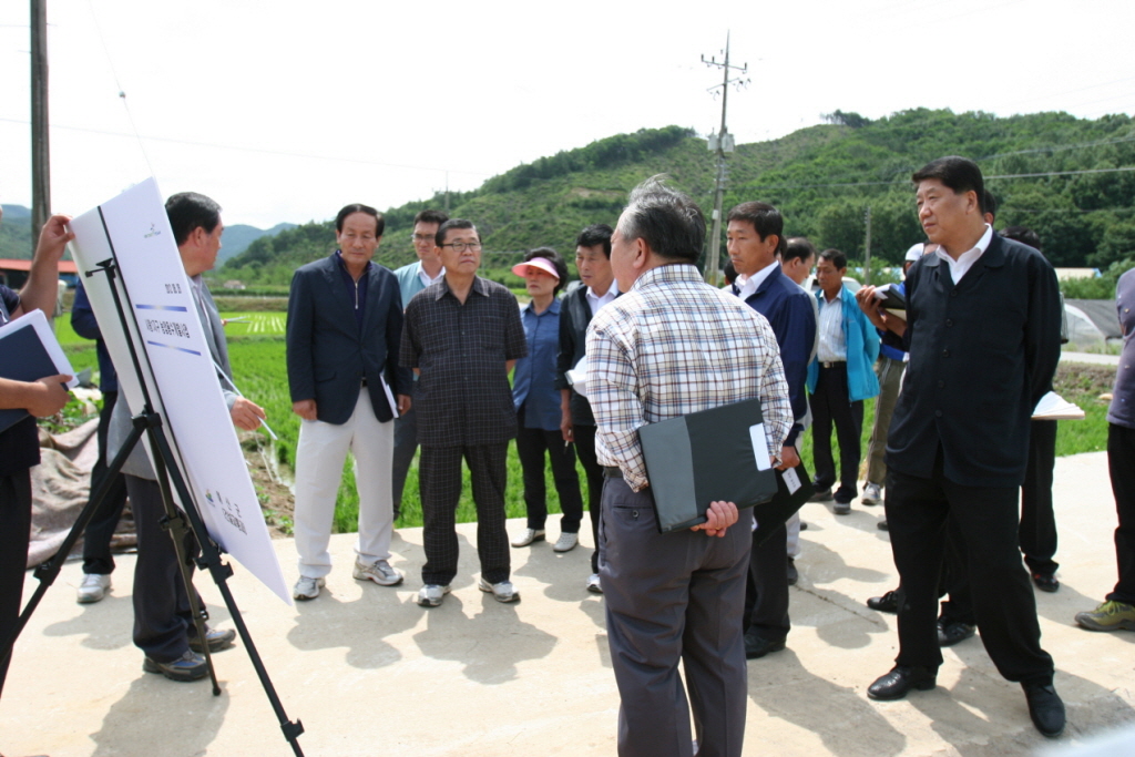 군정주요사업장 답사