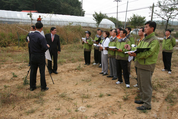덕산면 대동리 대동지구 전원마을 조성사업