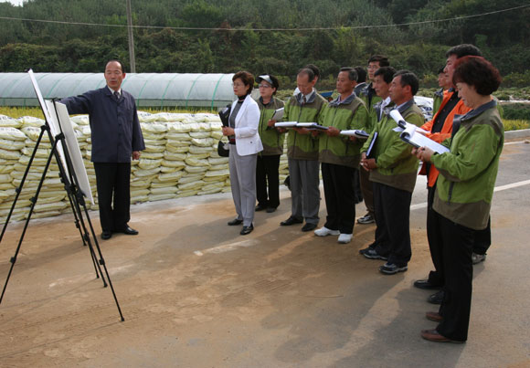 봉산면 화전리 사면석불정비사업