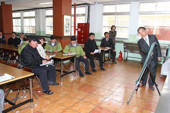 2007년 군정 주요사업장 답사