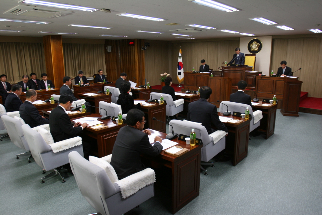 제168회 예산군의회(임시회) 제1차본회의