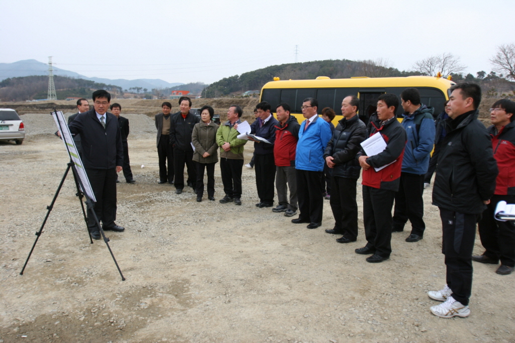 군정 주요사업장 답사