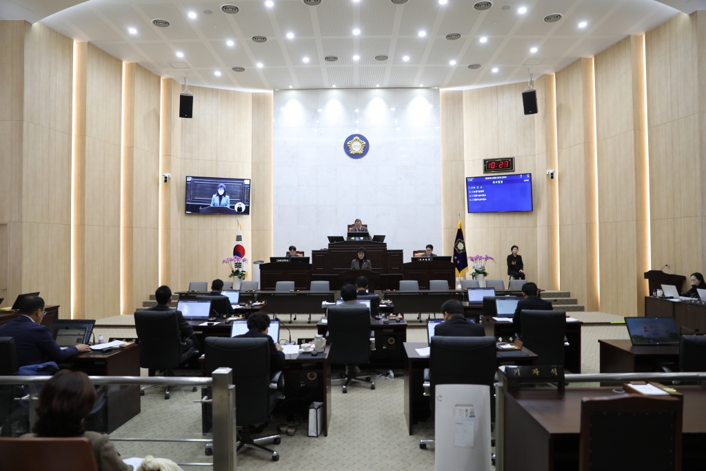 제309회 정례회 중 군정질문 4일차(보건소, 농업기술센터, 공공시설사업소, 관광시설사업소)