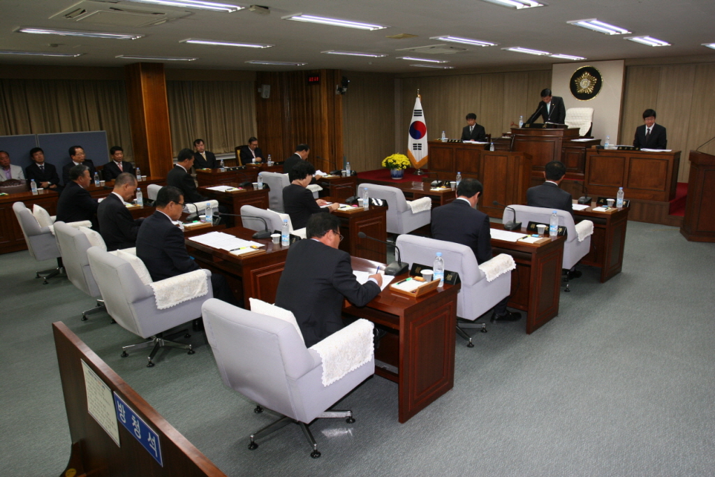 제188회 예산군의회(임시회) 제1차본회의