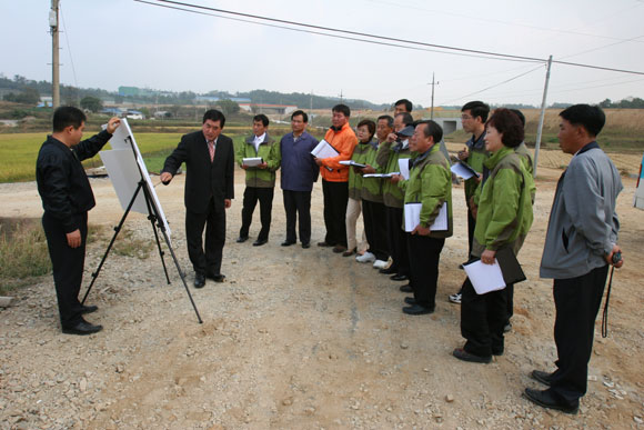 고덕면 대천리 대천-상몽간도로 확.포장공사