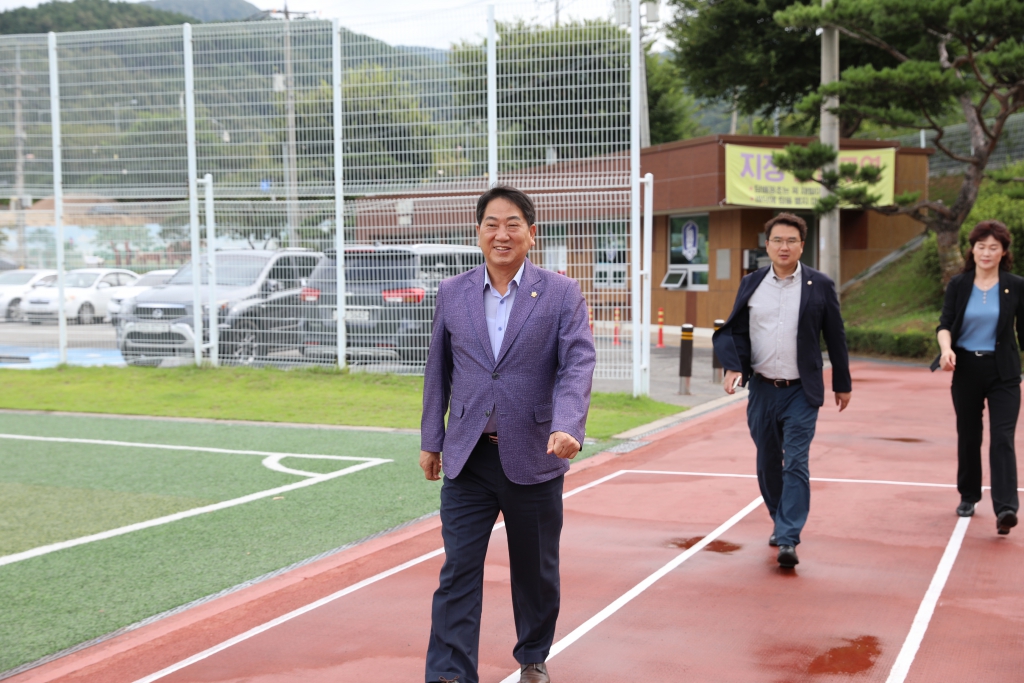 도민체육대회 선수단격려(그라운드 골프, 게이트볼)