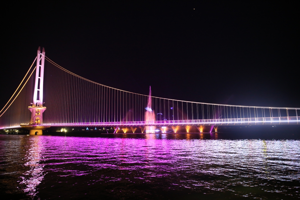 예당호 음악분수 가동식