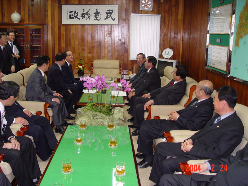 심대평도지사 의회연두방문