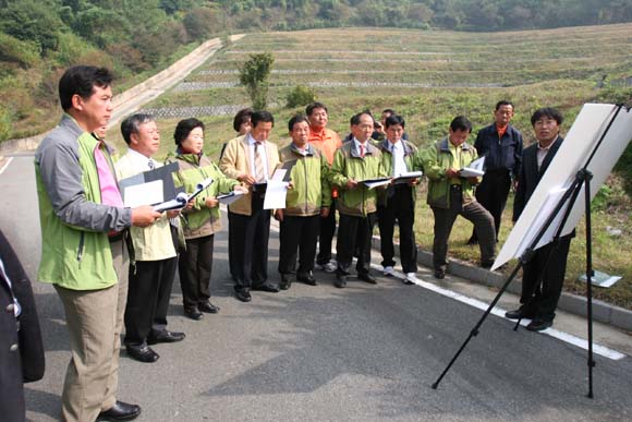 추모의집(납골당)건립사업장 답사