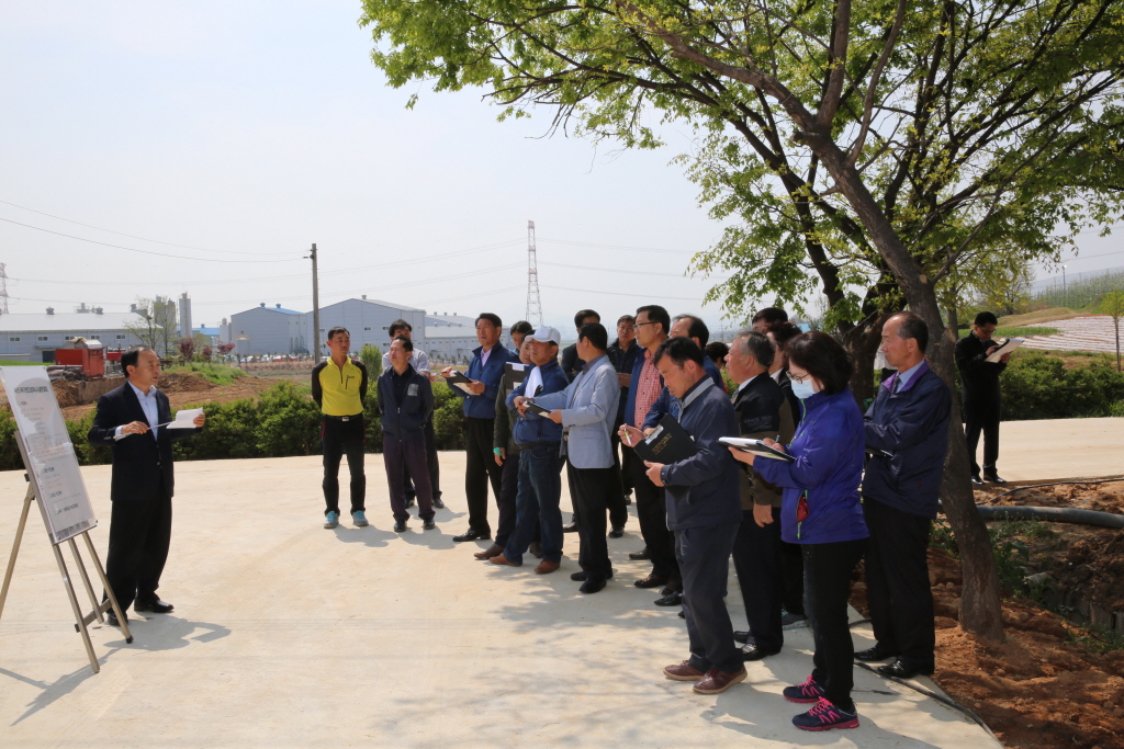 제212회 예산군의회(임시회) 군정 주요사업장 답사