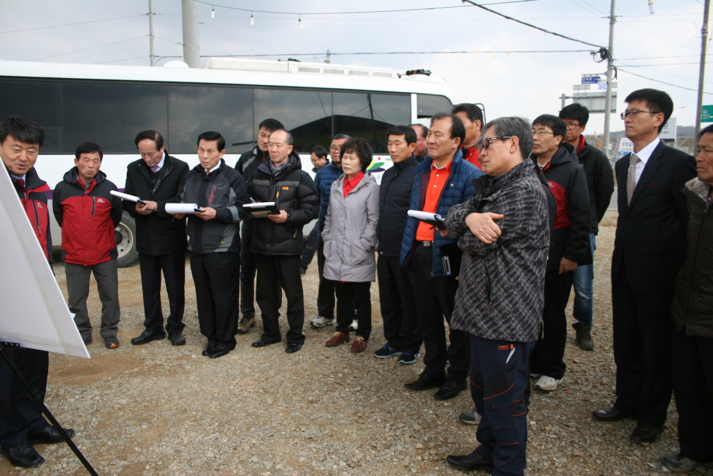 예산미니복합타운 조성사업장 답사