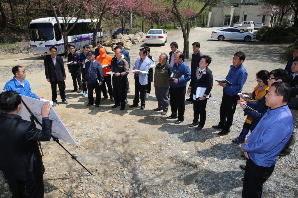 제212회 예산군의회(임시회)사업장답사