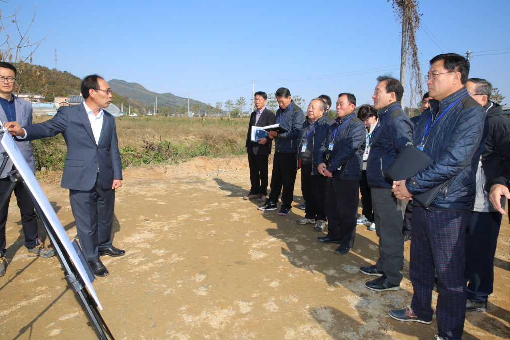 광시면 소재지 정비사업장 답사