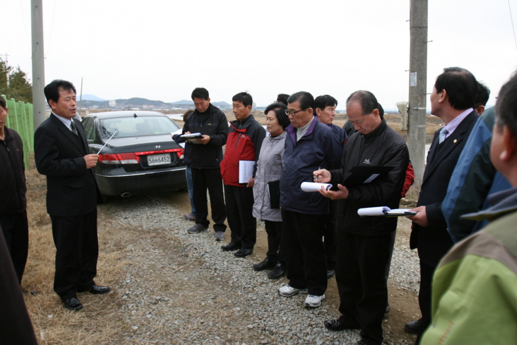 군정 주요사업장 답사