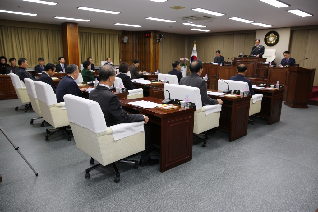 제227회 예산군의회(정례회) 제1차 본회의 